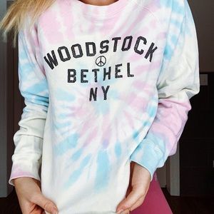 Free people Woodstock tie dye hoodie